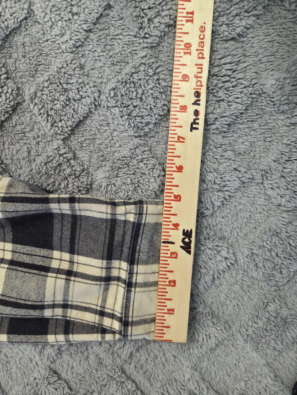 Carhartt Men's Plaid Flannel Shirt - Original Fit, Black And Off White - Picture 6 of 9
